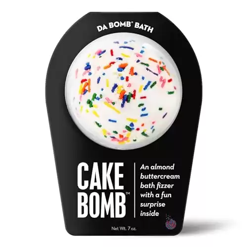 DA BOMB Bath Cake Bath Bomb with Sprinkles, 7oz