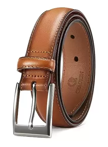 Brown Dress Belt - Tan