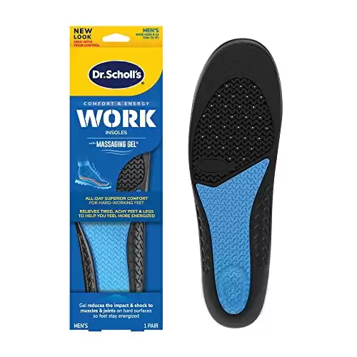 Dr. Scholl's Massaging Gel Advanced Insoles for Men Shoe Inserts