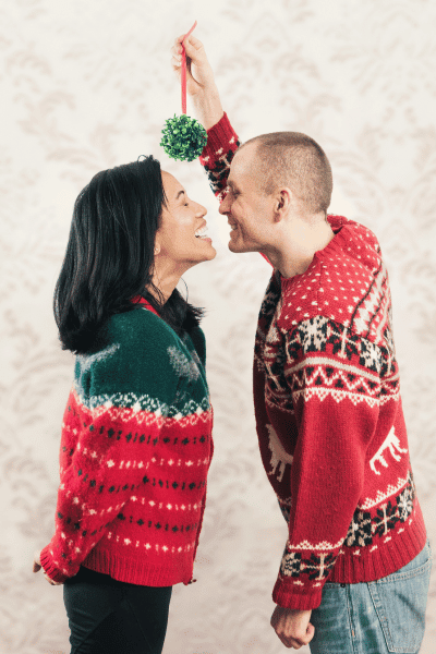 Cozy and Festive Ugly Sweaters winter engagement