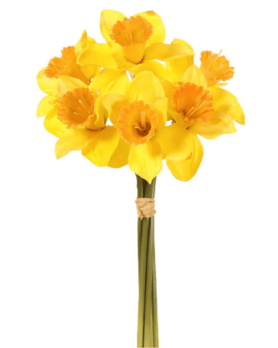 Daffodil Yellow Fake Daffodil Bunch 6 Yellow & Gold