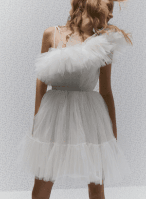 Jill Dress, Tulle short wedding dress, rehearsal dinner dress