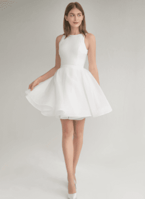 Short wedding dress FILICI. Cocktail dress