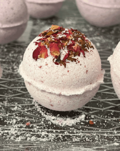 bath bombs that are organic, safe for sensitive skin