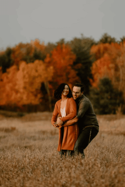 fall engagement photography scenic farm danica b photography