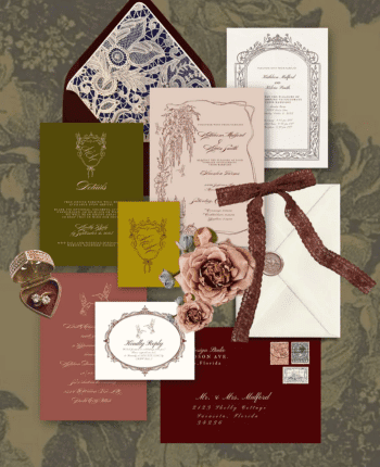 Fall Romantic Gothic Wedding invite Suite