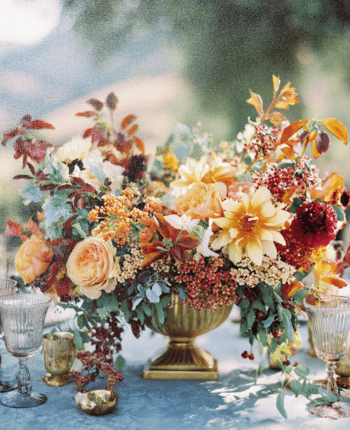 fall wedding flowers bouquet centerpieces