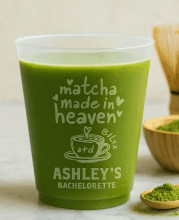 Matcha Made In Heaven Custom Frosted Cups