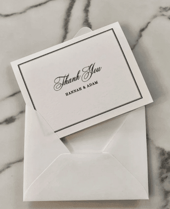 Wedding Thank You Note