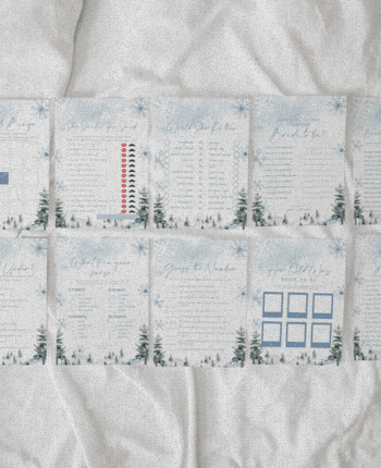 Winter Bridal Shower Game Bundle
