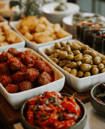 tapas wedding buffet reception ideas
