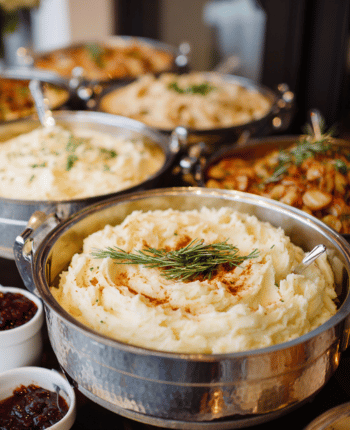 wedding mashed potato bar reception food ideas