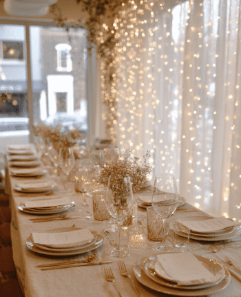 winter wonderland bridal shower ideas lighting