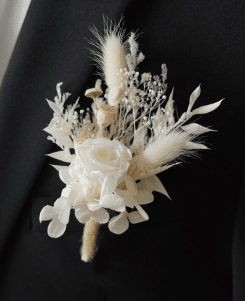 Boho Mini Dried Flowers Boutonnières