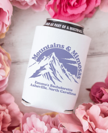 Personalized Mountain Bachelorette Party Can Cooler