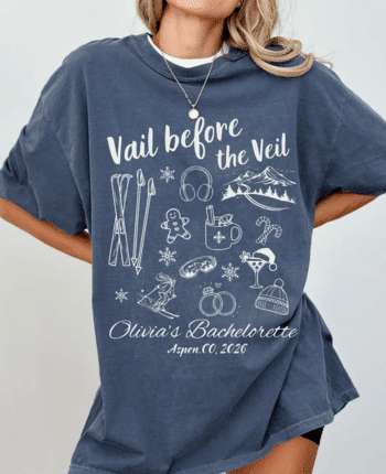 Ski Bachelorette Party Tee Via Etsy.com | $8.60+